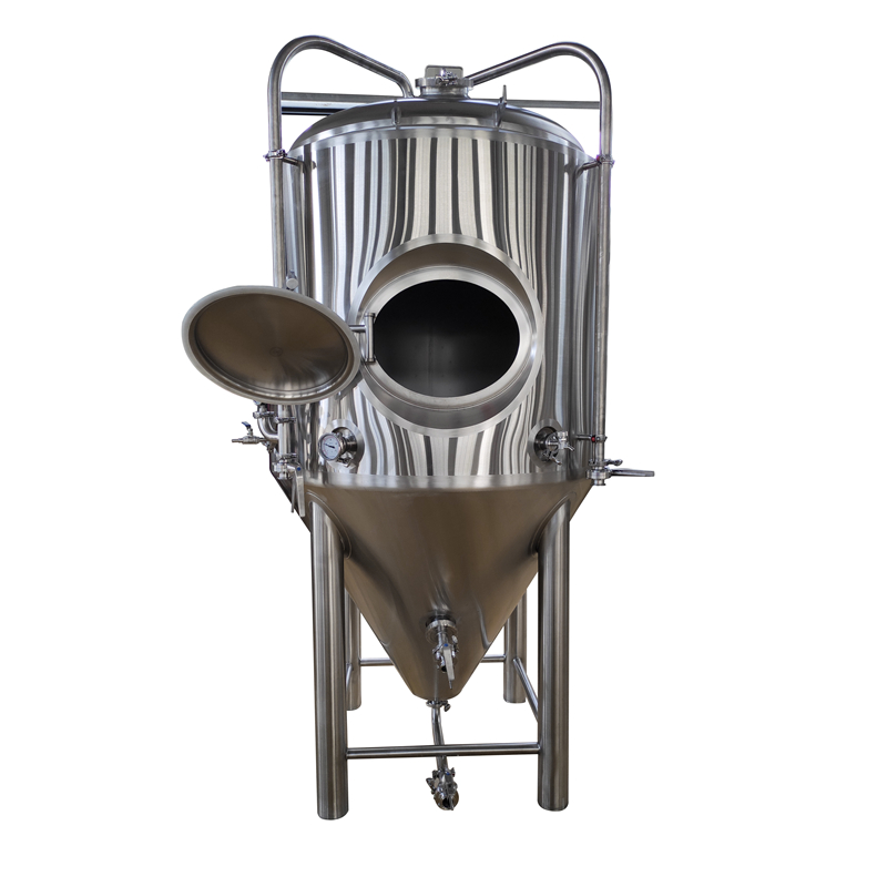 Stainless steel beer fermenter conical cooling tank 500L 5HL Jacketed FV for sale ZXF